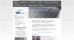 Desktop Screenshot of gewa-vertrieb.at